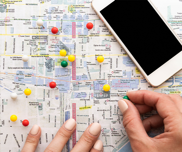 Map-based prospecting tool